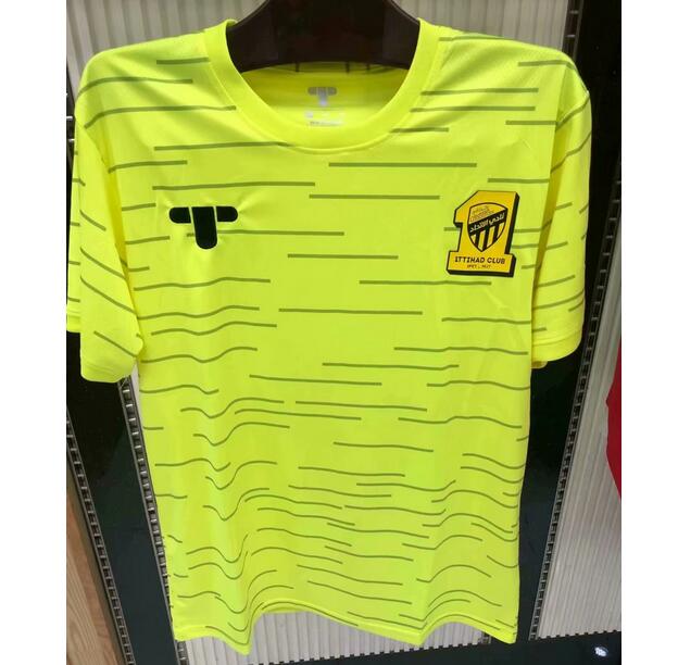 2021/22 Al-Ittihad Club Yellow Away Soccer Jeresy Shirt